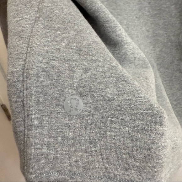 Lululemon All Yours Hoodie *Fleece Heathered Core Medium Grey Size 8 - Picture 4 of 5